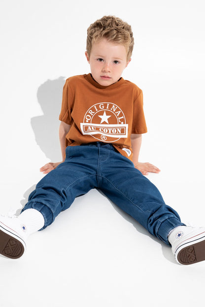 tshirt unisexe Original au Coton Cognac