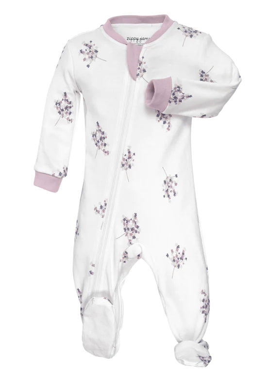 Boutique petites fleurs - Pyjama pour bébé et prématuré fleurs du printemps  - Zippyjamz