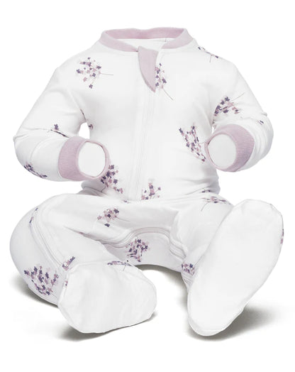 Boutique petites fleurs - Pyjama pour bébé et prématuré fleurs du printemps  - Zippyjamz