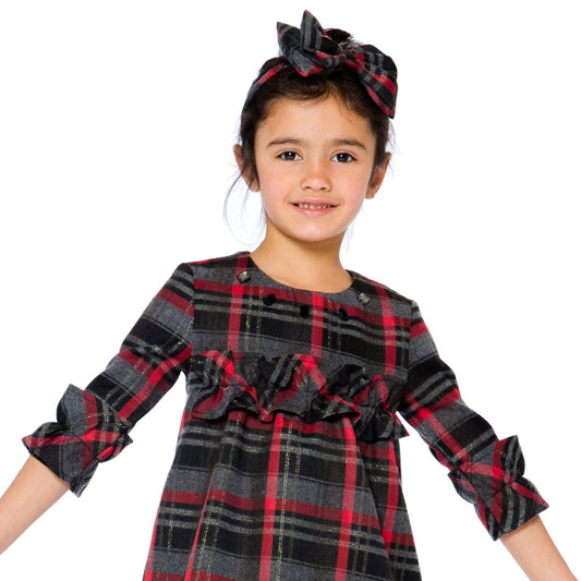 serre-tête tartan Reine d'un soir A20MP1