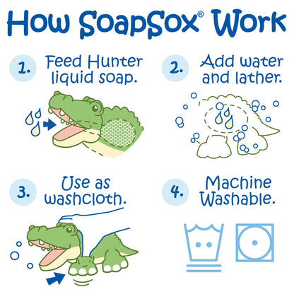 Éponge de bain aligator - SoapSox