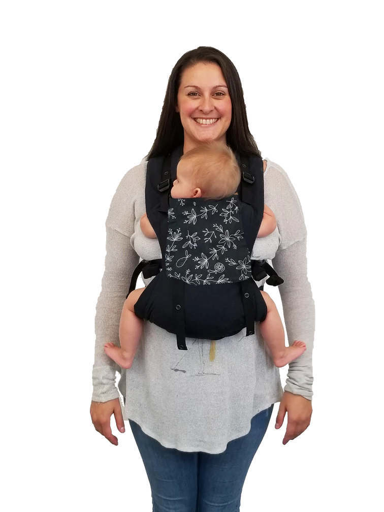 Porte-bébé compact PöpNgo pour poupons et petits enfants Noir de Chimparoo