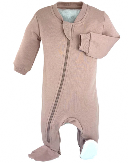 Boutique petites fleurs - Pyjama pour bébé et prématuré Rose Aube - Zippyjamz