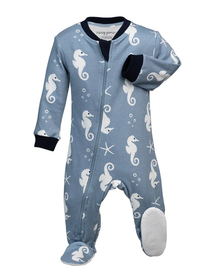 Boutique petites fleurs - Pyjama pour bébé et prématuré Seahorse - Zippyjamz