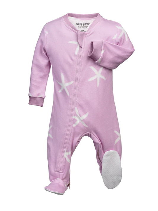 Boutique petites fleurs - Pyjama pour bébé et prématuré étoiles de mer - Zippyjamz