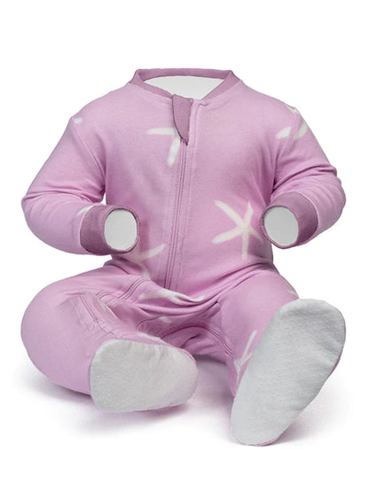 Boutique petites fleurs - Pyjama pour bébé et prématuré étoiles de mer - Zippyjamz