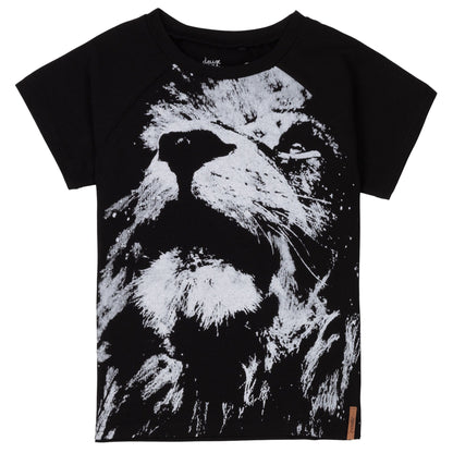 tshirt noir Lion B30U73