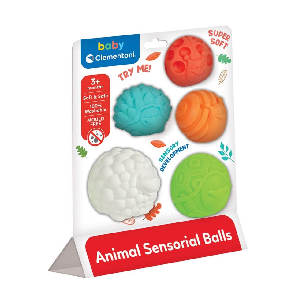 Boutique Petites Fleurs - Balles sensorielles animaux pour bébé Baby Clementoni