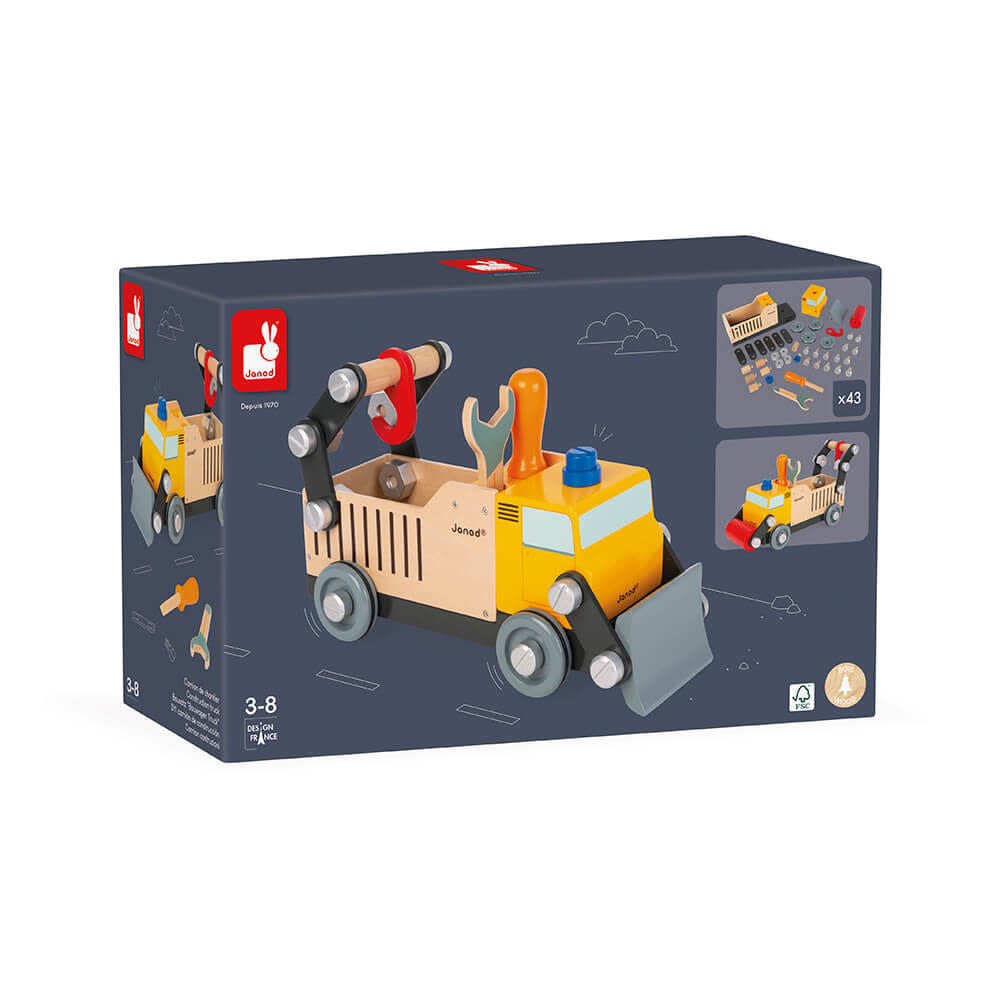 Boutique Petites Fleurs - Camion de Chantier Brico'kids à Construire Janod