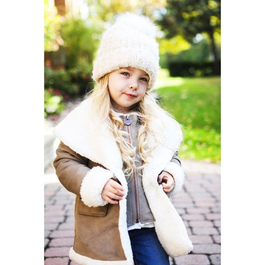 tuque rose à pompon blanc bedford road