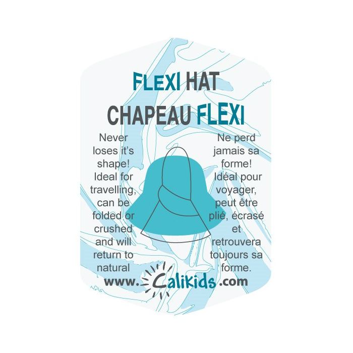 Boutique Petites Fleurs - Chapeau style chapeau de paille flexi-hat - Calikids