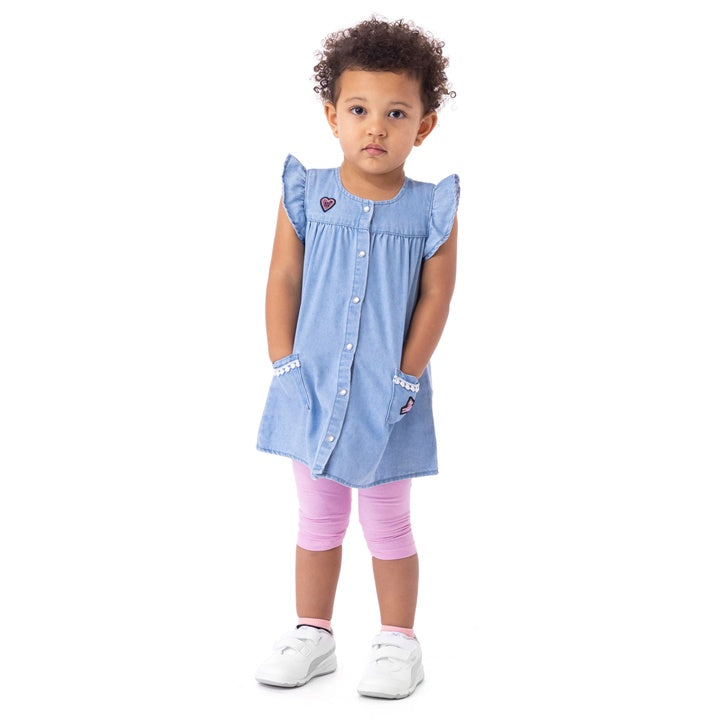 Boutique Petites Fleurs - Robe Nano pour bébé fille DOMPTEUSEE DE LÉOPARDS S2352-05