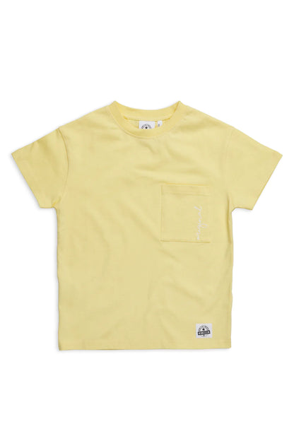 T-shirt à poche Original au coton Enfant Chardonnay