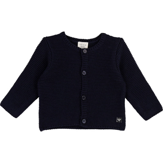 Cardigan en tricot marine Carrément Beau Y95172
